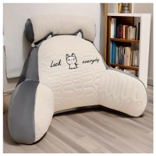  Ergonómikus olvasópárna szürke 60x40 KT763395 lakástextília