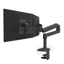 Ergotron LX dual direct monitortartó asztali kar 25" fekete (45-489-224) (45-489-224) monitor kellék