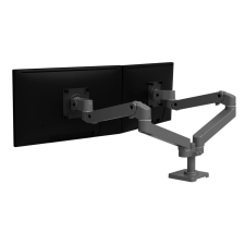 Ergotron LX Pro Dual Side-by-Side Arm sötétszürke tv állvány és fali konzol