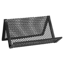 ErichKrause Névjegykártyatartó ErichKrause 98x72x45 mm saját névjegyeknek fémhálós asztali fekete fémhálós tároló