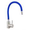Ermetiq Inox Álló mosogató csaptelep flexibilis kifolyócsővel - kék (ER-XY208B)