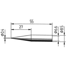 Ersa 842 pákahegy, forrasztóhegy 842 UD LF ceruza formájú hegy 0.4 mm (842 UD LF) forrasztási tartozék