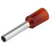  Érvéghüvely 1.5 mm2 vezetékekhez, piros (100db/csomag) L=10mm