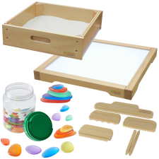  Érzékszervi Panel LED tartozékokkal Homokjátékhoz a Masterkidz-től barkácsolás, építés