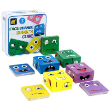  Érzelmek - fa kockák kártyákkal kreatív és készségfejlesztő