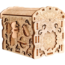 Escapewelt 3D fa puzzle Secret Treasure Box kreatív és készségfejlesztő