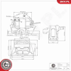 ESEN SKV felfüggesztés, motor 75SKV347