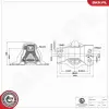 ESEN SKV felfüggesztés, motor 75SKV373
