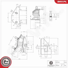 ESEN SKV felfüggesztés, motor 75SKV404 autóalkatrész