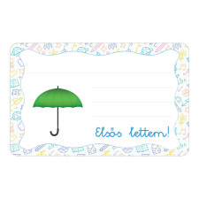  Esernyő ovis jellel öntapadós füzet cimke füzetcímke