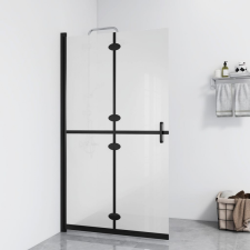 ESG tejüveg összecsukható zuhanyfal 100 x 190 cm kád, zuhanykabin