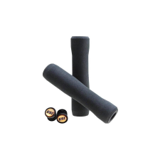 ESI Grips Fit XC vízálló szilikon szivacs markolat, 132x32-34 mm, fekete kerékpár kormány