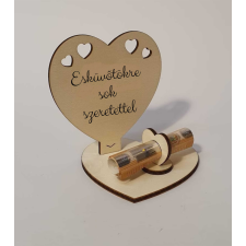  Esküvői ajándék pénzátadó szív dekorációs kellék