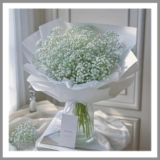  Esküvői Csillagcsokor, magas minőségű szár és valódi tapintású művirágok GE1496802 dekoráció