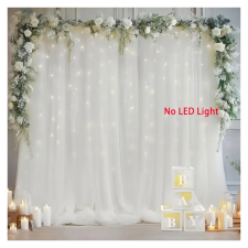  Esküvői és ünnepi virágos függönydekoráció – LED világítás nélkül 2db XP1569176 lakástextília