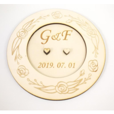  Esküvői gyűrűstálca dekorációs kellék