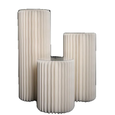  Esküvői virágút dísz, hengeres kialakítás, barkácsparti kellékek, H60 80 100 party kellék