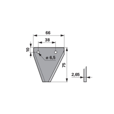 ESM Kaszapange ESM 00442314 - 75 mm autóalkatrész