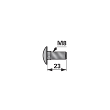 ESM Rögzítőcsavar 00630520 - M8 x 23 mm autóalkatrész