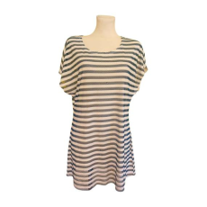  Esmara kék és fehér csíkos női strandruha (méret: L)