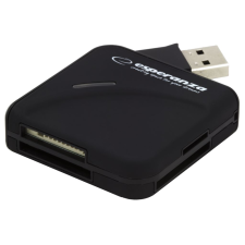 Esperanza EA130 USB 2.0 kártyaolvasó fekete (EA130) kártyaolvasó