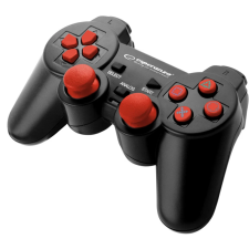 Esperanza EG106 PC/PS2/PS3 Corsair gamepad fekete-piros videójáték kiegészítő