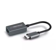 Esperanza ESPERANZA GIGABITES ETHERNET 1000 MBPS ADAPTER USB C-RJ45 ENA102 kábel és adapter