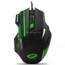 Esperanza MX201 Wolf gamer vezetékes egér (zöld/fekete) (EGM201G) egér