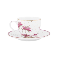 Espresso csésze csészealjjal, Pip Studio, Dots Gold Pink, 120 ml, Jolie kollekció bögrék, csészék