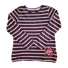  Esprit sötétkék csíkos kislány hosszú ujjú felső (méret: 116/122)
