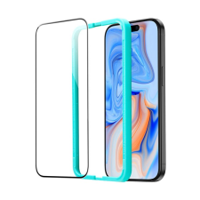 ESR Apple iPhone 15 Plus Edzett üveg kijelzővédő + segédkeret (GP-150377) mobiltelefon kellék