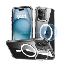 ESR CH HALOLOCK szilikon telefonvédő (ütésállóság, légpárnás sarok, kitámasztó, MagSafe) ÁTLÁTSZÓ (GP-164262) tok és táska