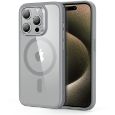 ESR Classic Hybrid Case (HaloLock), Compatible with iPhone 15 Pro, Clear Grey tok tok és táska