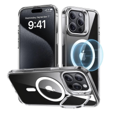 ESR Classic Hybrid HaloLock hátlaptok kitámasztóval Apple iPhone 16 Pro Max átlátszó tok és táska