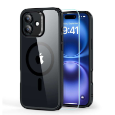 ESR IPhone 16 Plus tok + fólia - ESR Classic Hybrid HaloLock - átlátszó / fekete tok és táska