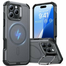 ESR IPhone 16 Pro Max tok - ESR Cyber Armor Kickstand - szürke tok és táska