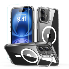 ESR IPhone 16 tok + fólia - ESR Classic Hybrid HaloLock Kickstand - átlátszó tok és táska