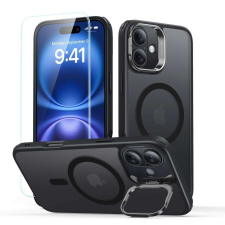 ESR IPhone 16 tok + fólia - ESR Classic Hybrid HaloLock Kickstand - matt fekete tok és táska
