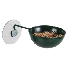 Esschert Design Ablakra rögzíthető fém madáretető és -itató tál etető, itató madaraknak