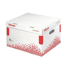 ESSELTE Archiválókonténer, L méret, újrahasznosított karton, ESSELTE "Speedbox", fehér irattartó