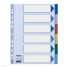 ESSELTE Elválasztólap ESSELTE A/4 műanyag 6rész naptár, kalendárium