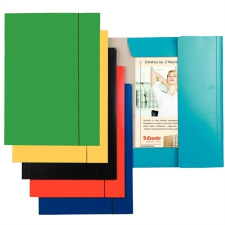 ESSELTE Gumis mappa, 15 mm, karton, A4, Esselte Economy, zöld (13437) mappa