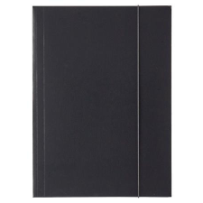 ESSELTE Gumis mappa, 15 mm, karton, A4, ESSELTE &quot;Economy&quot;, fekete mappa