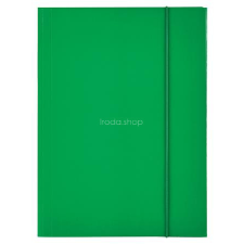 ESSELTE Gumis mappa, 15 mm, karton, A4, ESSELTE &quot;Economy&quot;, zöld mappa