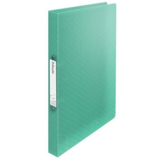 ESSELTE Gyűrűs könyv, 2 gyűrű, 25 mm, A4, PP, ESSELTE "Colour’Breeze", zöld irodalom