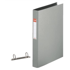 ESSELTE Gyűrűs könyv, 2 gyűrű, 42 mm, A4, PP, ESSELTE "Standard", szürke gyűrűskönyv