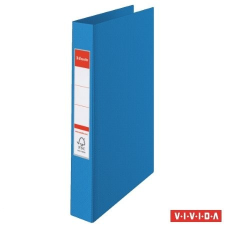 ESSELTE Gyűrűs könyv, 2 gyűrű, 42 mm, A4, PP/PP, Esselte Standard, Vivida kék (14452) gyűrűskönyv