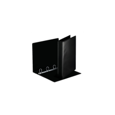 ESSELTE Gyűrűskönyv panorámás A4, 5cm, 4 gyűrű, D alakú, PP Esselte fekete gyűrűskönyv
