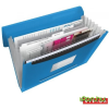 ESSELTE Harmonika mappa A4 PP 6 rekeszes Vivida kék