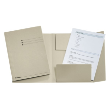 ESSELTE Iratgyűjtő ESSELTE A/4 3 pólyás karton 275 g szürke mappa